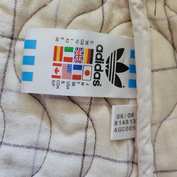 90's Vintage Adidas velvet jacket size small - Picture 11 of 14